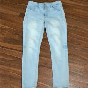 Light wash high-rise Gap jeans
